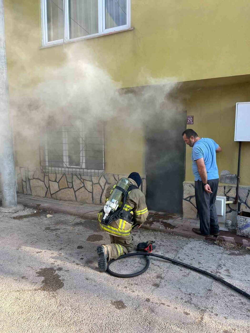 Bandırma’da Kur’an kursu deposunda yangın