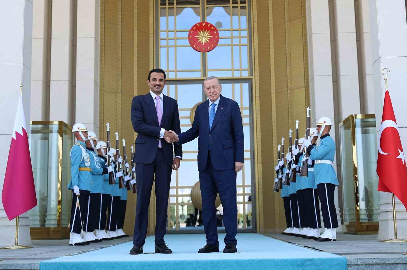 Cumhurbaşkanı Erdoğan, Katar Emiri