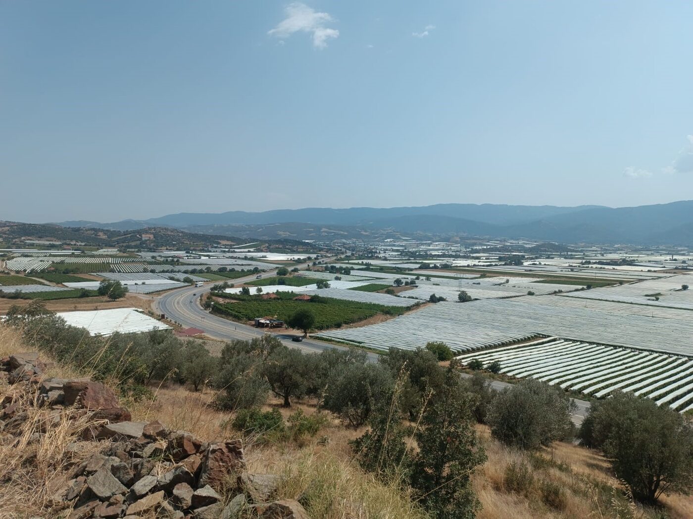 Manisa’nın Sarıgöl ilçesinde kış