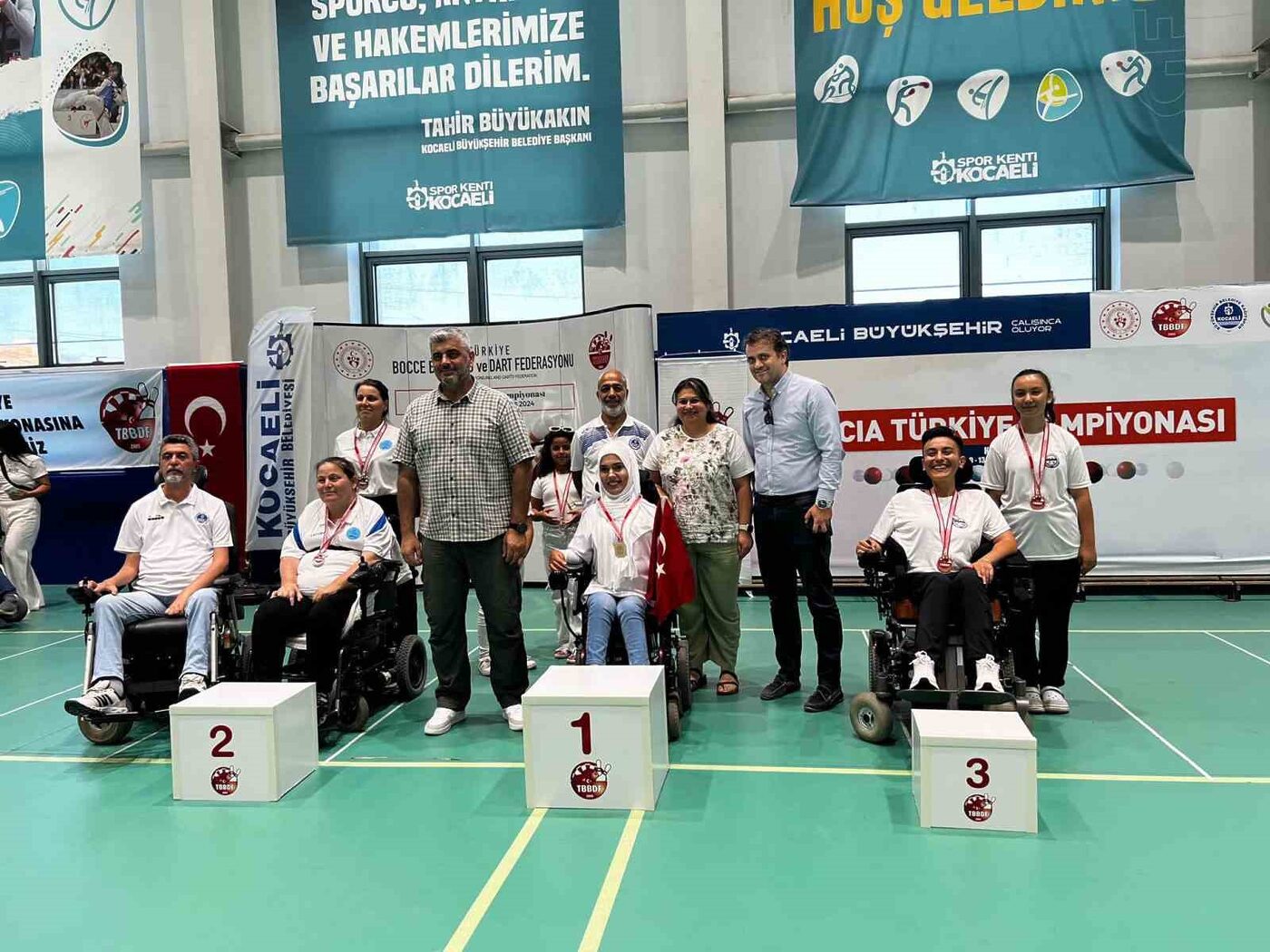 Kocaeli’nde düzenlenen Boccia Türkiye