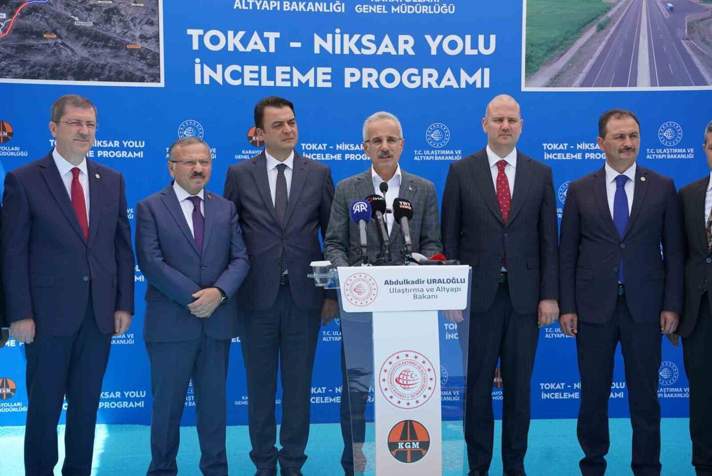 Yapımını Tokat-Niksar Karayolu’nda incelemelerde