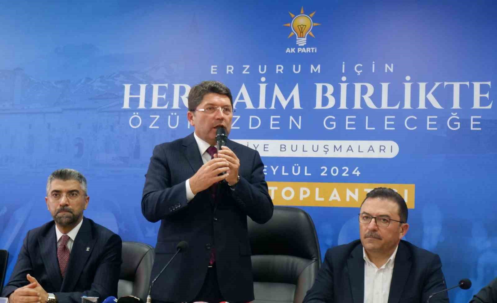 Adalet Bakanı Tunç; “Adalet ile kalkınma birbirinden ayrılmaz”