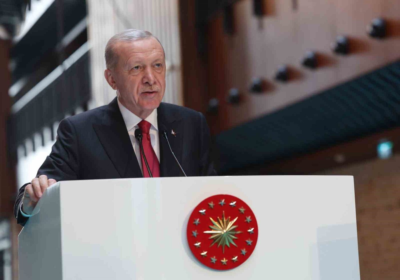 Erdoğan, İstanbul’da Tersane İstanbul içerisinde bulunan otelin açılış törenine katıldı