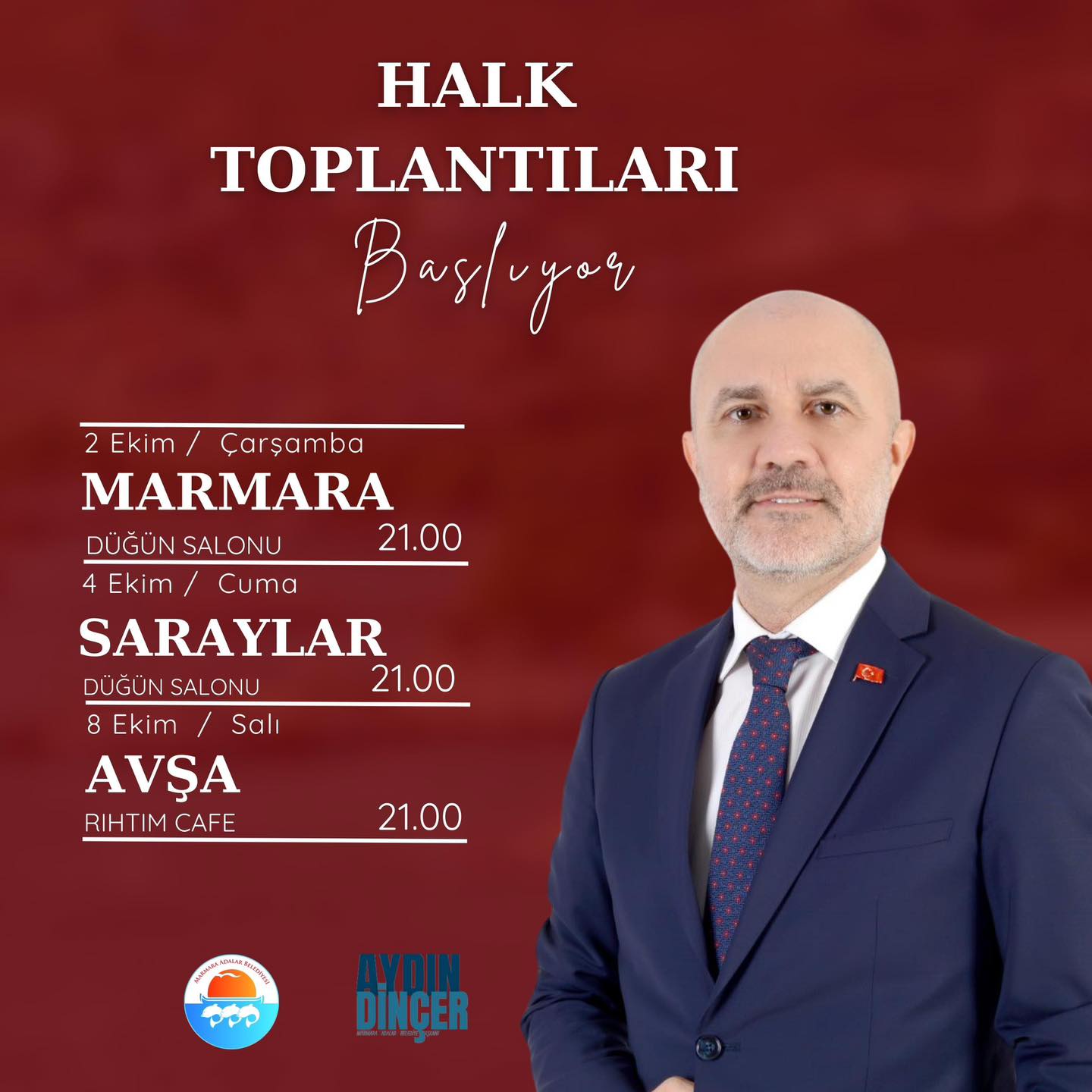 Marmara Adası'nda halk toplantıları