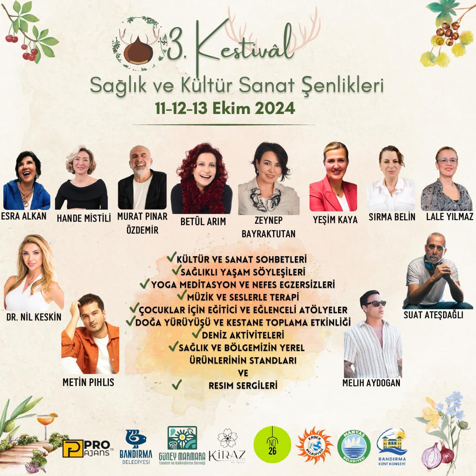 Bandırma'da 3. Kestival Sağlık