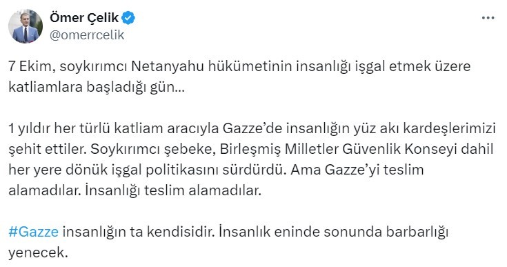 AK Parti Sözcüsü Ömer