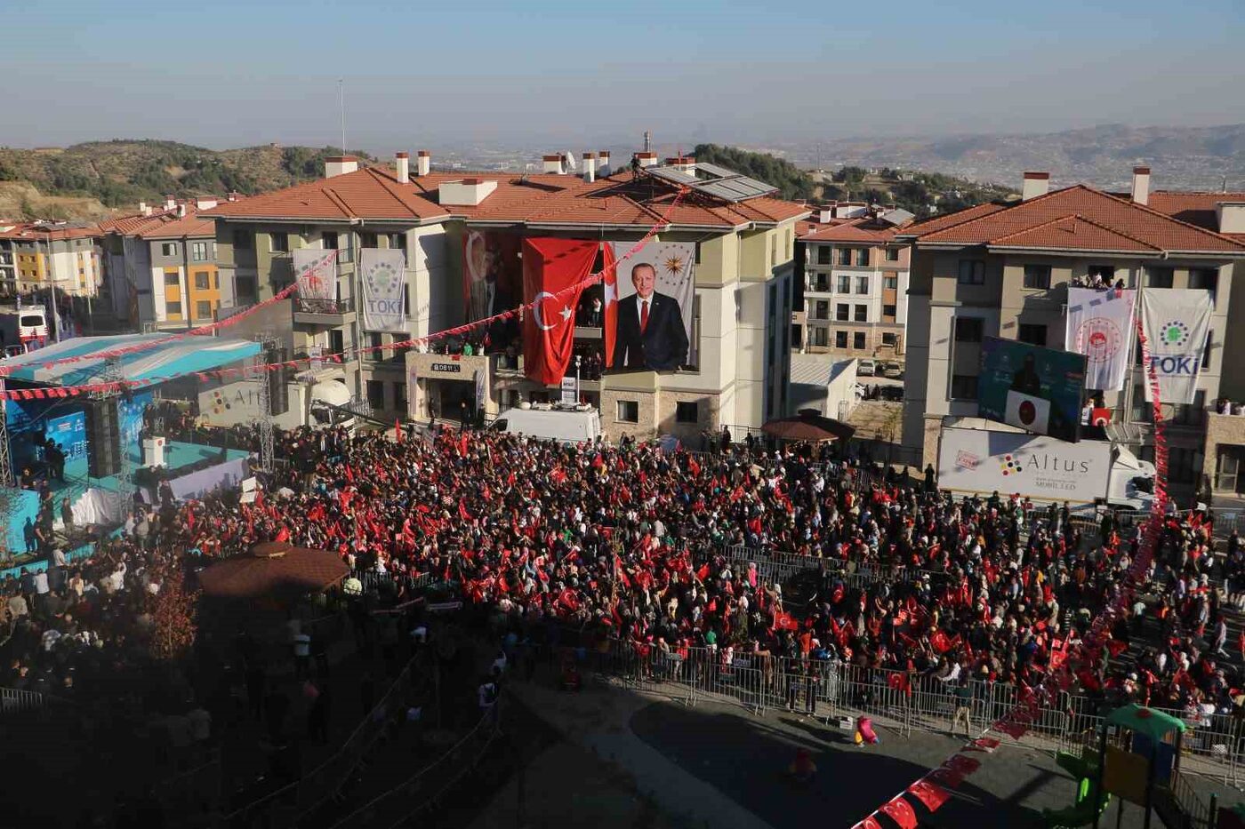 Cumhurbaşkanı Erdoğan Hatay’da afet