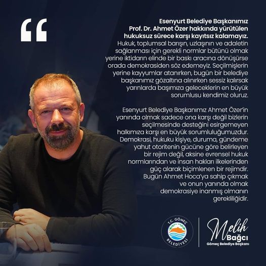 Gömeç Belediye Başkanı Melih