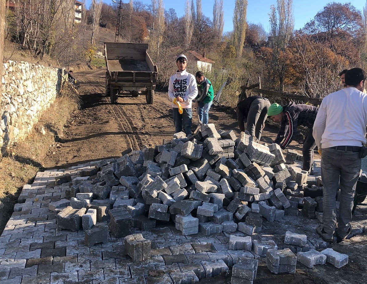 Kepsut Belediyesi ekipleri, kış