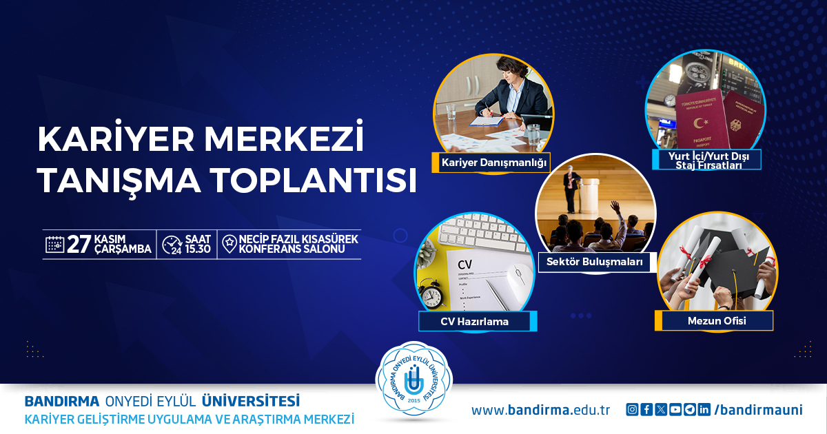 Bandırma Onyedi Eylül Üniversitesi'nde