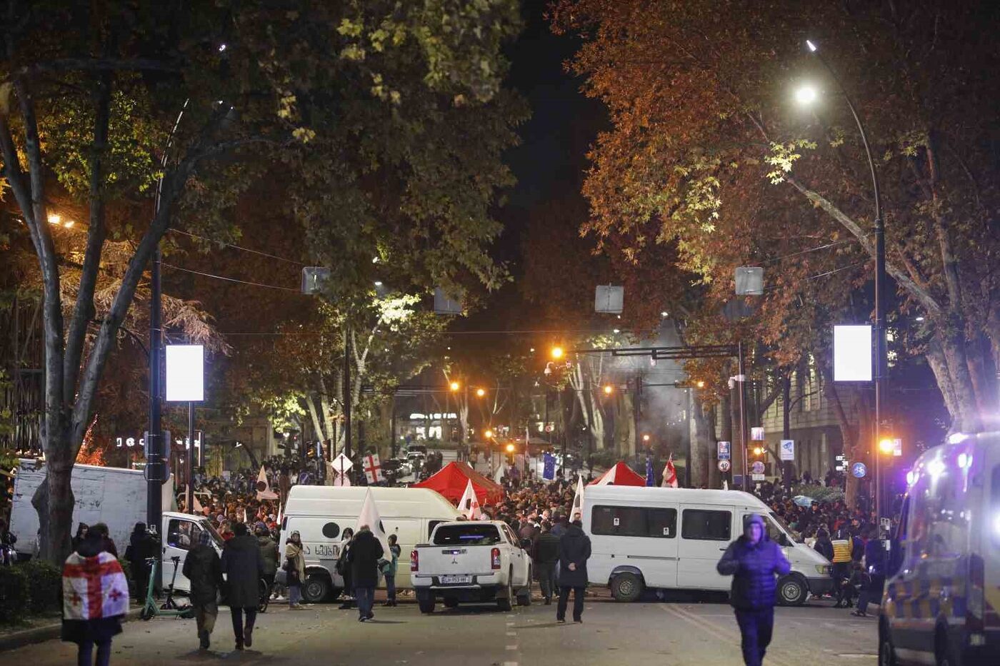 Gürcistan’ın başkenti Tiflis’in merkezindeki