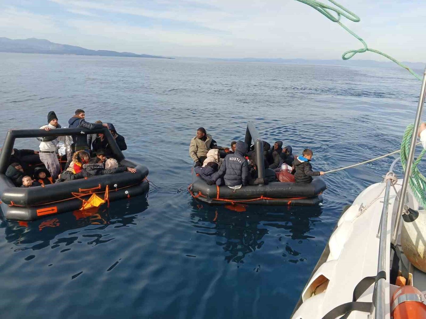 Balıkesir’in Ayvalık ilçesi açıklarında