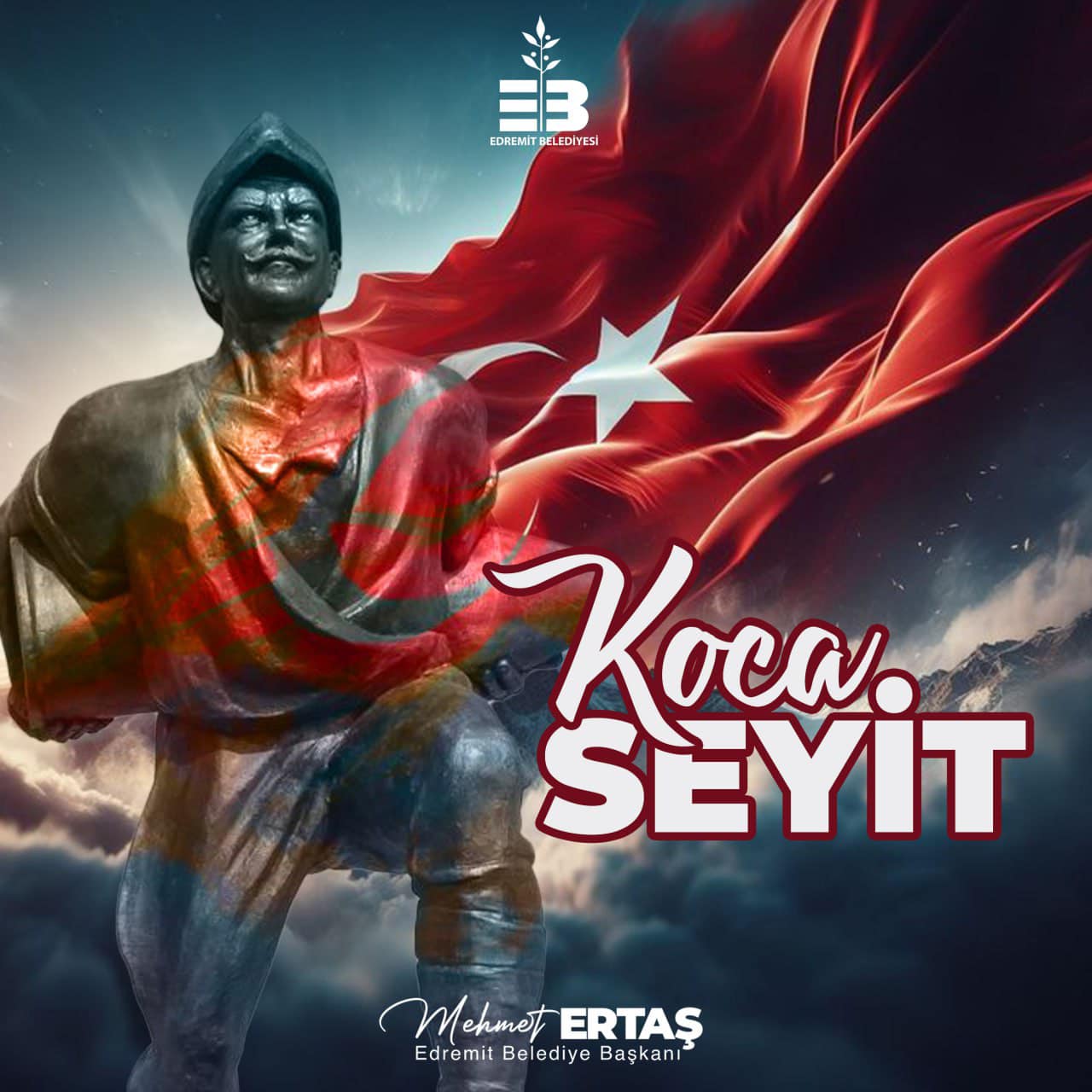 Edremit Belediye Başkanı Mehmet Ertaş, Havranlı Koca Seyit’i andı...