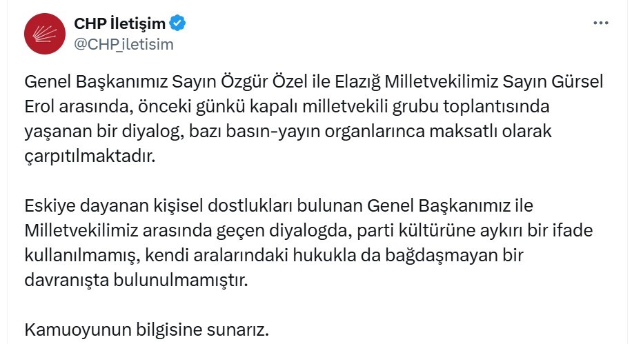 CHP İletişim Merkezi, Genel