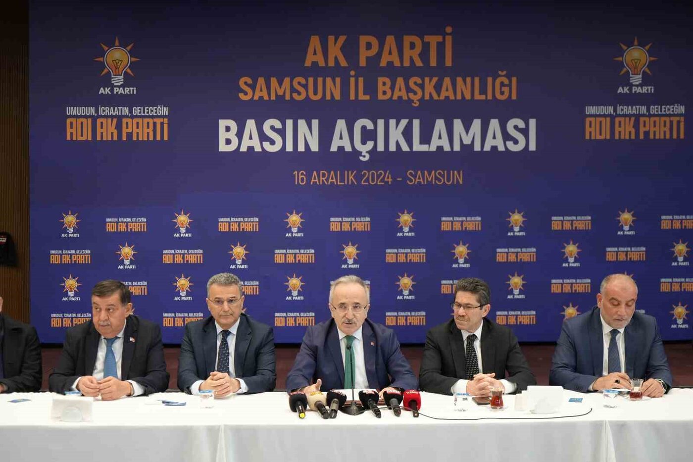 AK Parti Samsun İl Başkanı Mehmet Köse, Cumhurbaşkanı Recep Tayyip