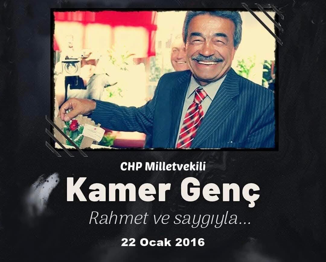 CHP Bigadiç İlçe Başkanı Türker Yılmaz, Kamer Genç’in vefatının 9.