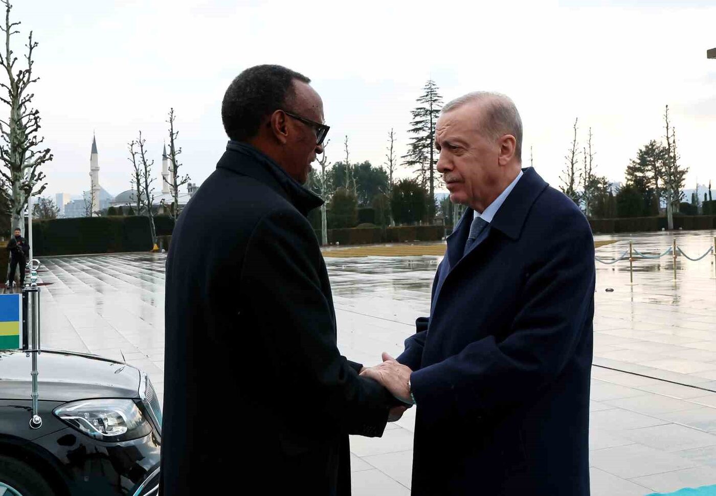 Cumhurbaşkanı Recep Tayyip Erdoğan, Ruanda Cumhurbaşkanı Paul Kagame’yi resmi törenle