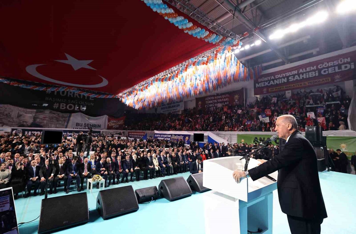 Cumhurbaşkanı Recep Tayyip Erdoğan, Malatya’da katıldığı AK Parti Malatya 8.