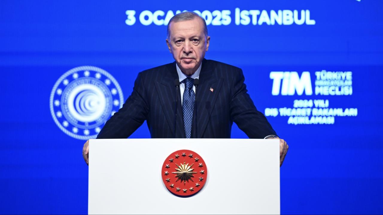 Cumhurbaşkanı Recep Tayyip Erdoğan, "2024 yılı mal ihracatımız 2023 yılına