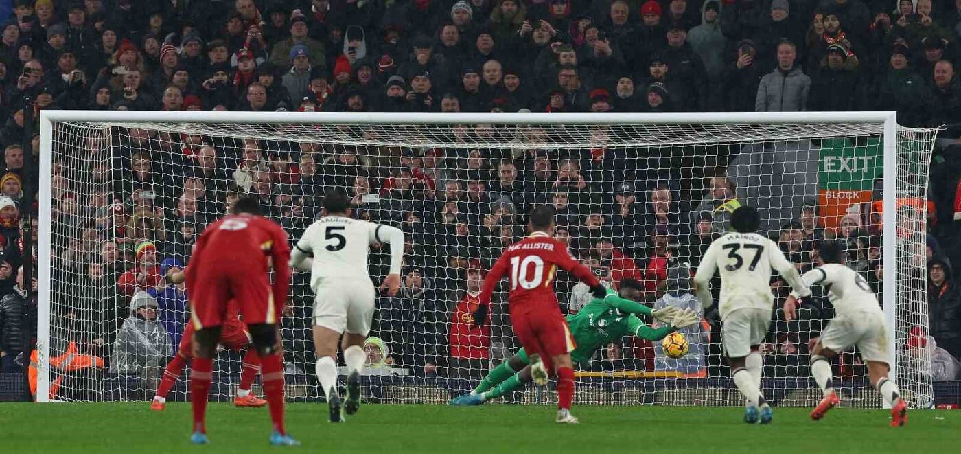 Premier Lig’in 20. haftasında lider Liverpool evinde karşılaştığı Manchester United