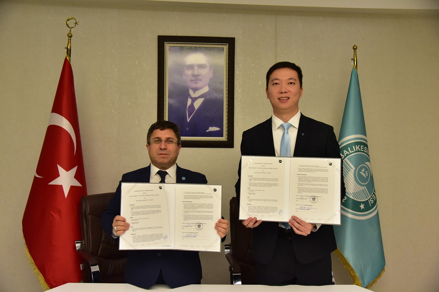Balıkesir Üniversitesi’nin uluslararasılaşma stratejisi doğrultusunda farklı ülkelerden üniversitelerle gerçekleştirdiği iş