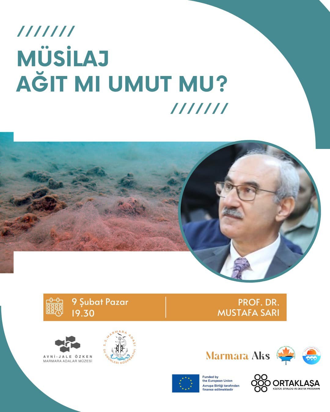 Marmara Adası’ndan Müsilaj tehditine karşı ses! Marmara Adası'nda, “Müsilaj Ağıt mı Umut mu?" konulu konuşma gerçekleştirilecek