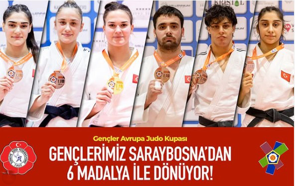 BAÜN ÖĞRENCİSİNDEN AVRUPADA BRONZ MADALYA Balıkesir Üniversitesi Spor Bilimleri Fakültesi öğrencisi Recep Ergin, Juda Gençler
