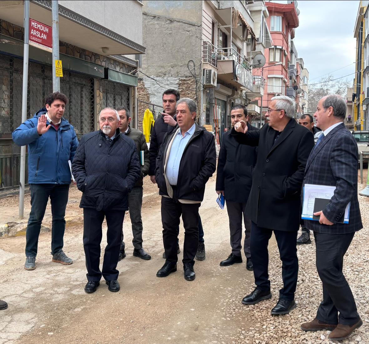 Erdek Belediye Başkanı Burhan Karışık, BASKİ Genel Müdürü Erdoğan Öztürk