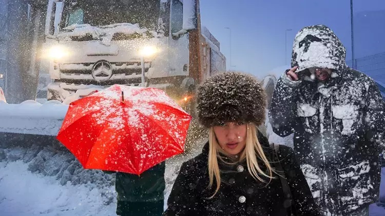 Meteoroloji Genel Müdürlüğü'nün günler öncesinden yaptığı kar uyarısının ardından İstanbul'da