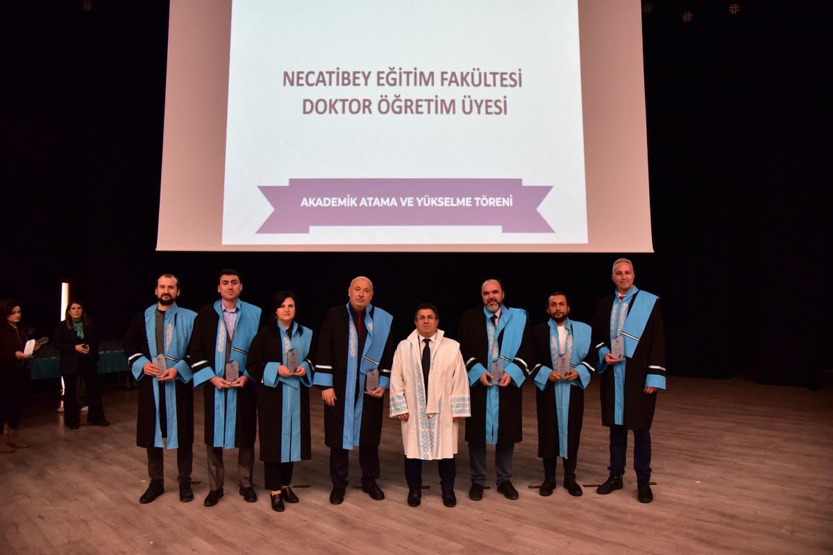 Balıkesir Üniversitesi’nde 2024-2025 Eğitim-Öğretim Yılı Akademik Atama ve Yükselme Töreni