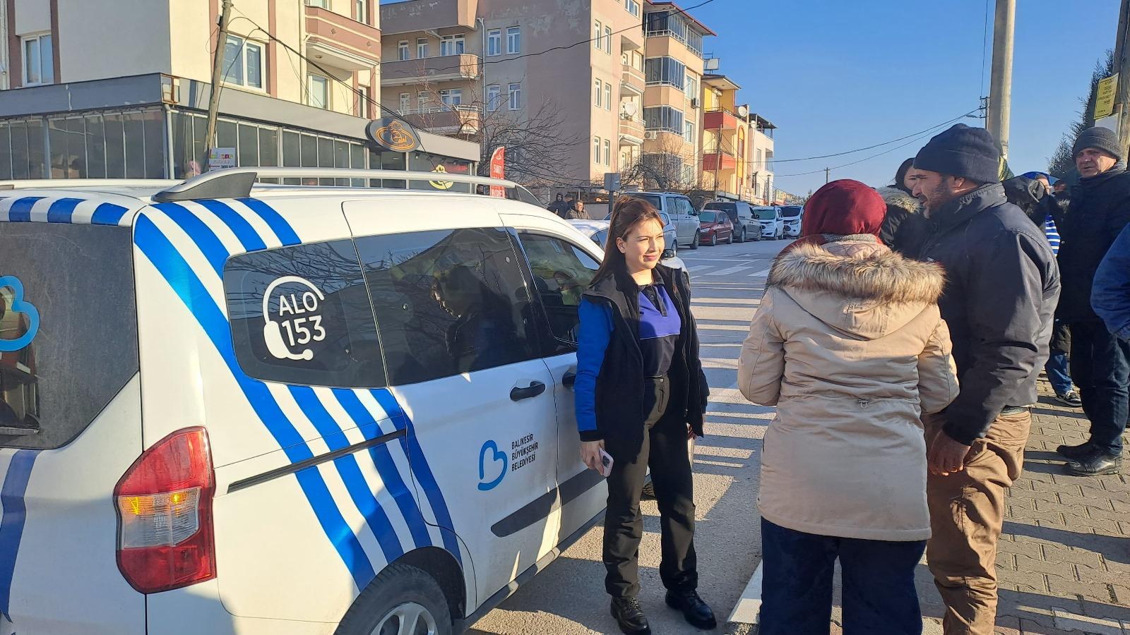 Balıkesir Büyükşehir Belediyesi zabıta ekipleri, hafta sonu Milli Savunma Üniversitesi’nin