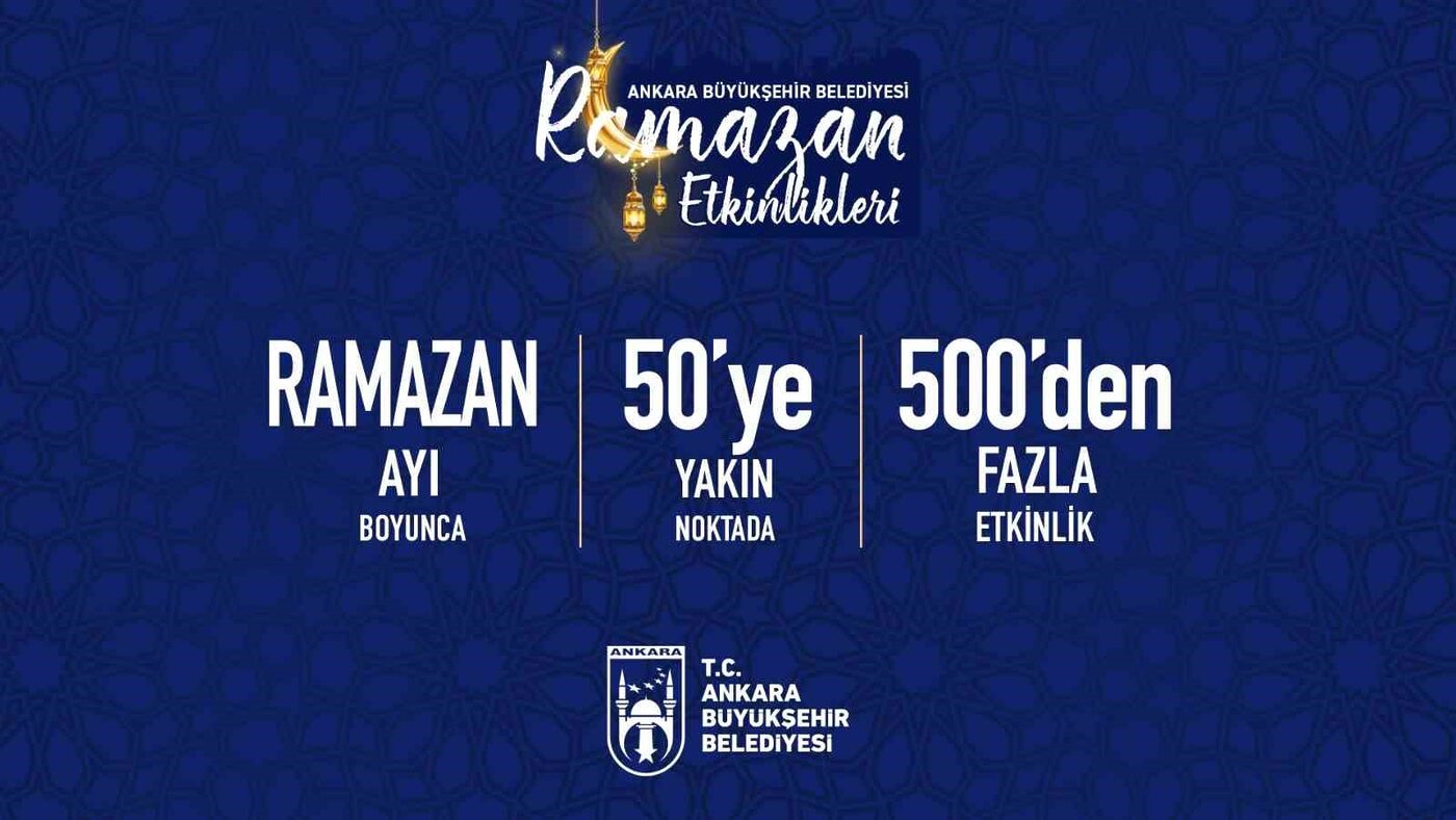 Ankara Büyükşehir Belediyesi (ABB), Ramazan boyunca 50’ye yakın noktada 500’ü