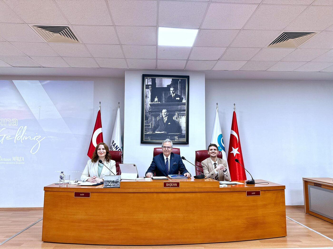 Bandırma Belediyesi'nin Mart ayı toplantısı dün Dursun Mirza başkanlığında gerçekleştirildi
