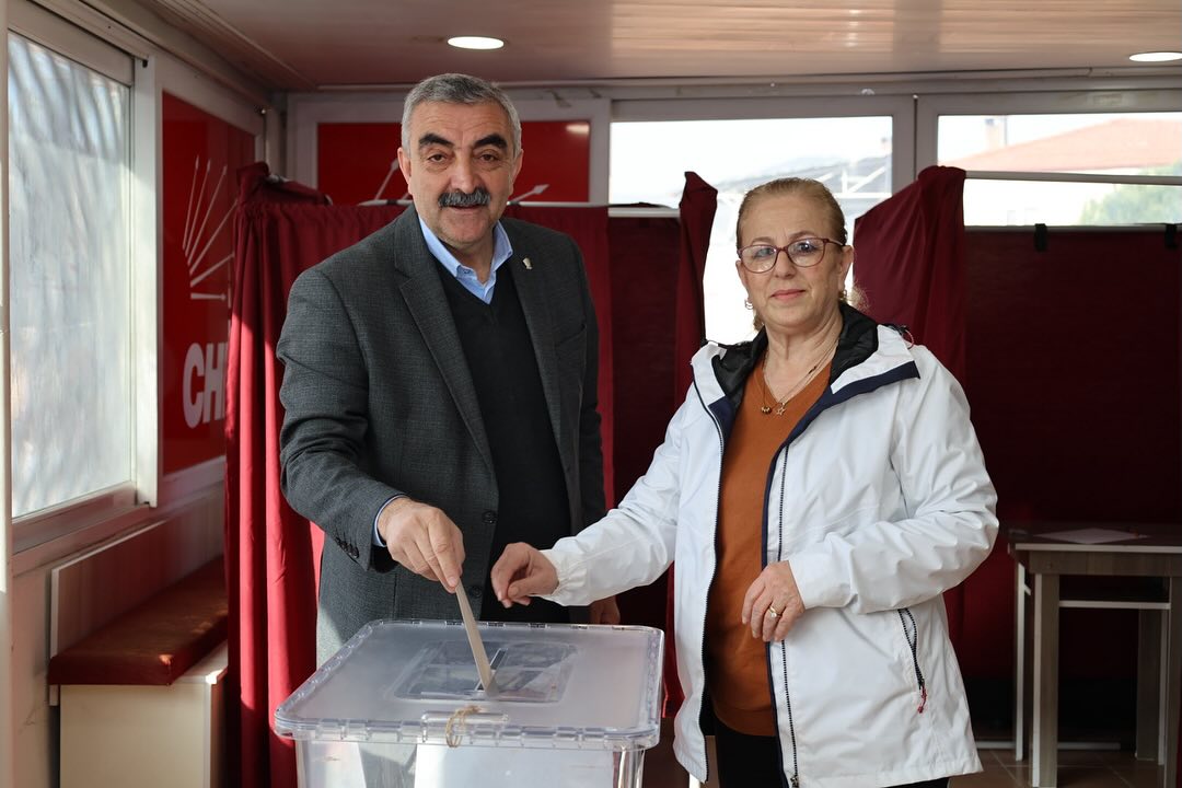 Balya Belediye Başkanı Orhan Gaga, Cumhurbaşkanı ön seçimi için oyunu