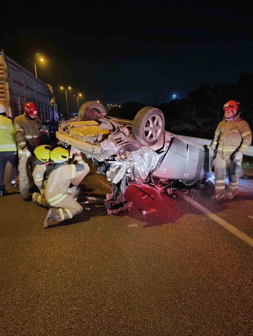 Bandırma-Çanakkale karayolunda Balcı Çamlığı mevkiinde meydana gelen trafik kazasında iki