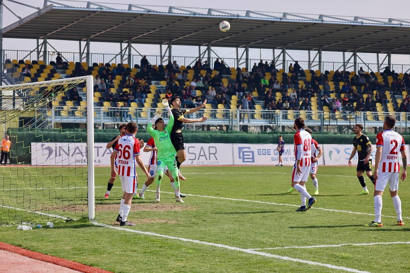 TFF 3. Lig’in 23. haftasında Aliağaspor FK, sahasında karşılaştığı Çankaya