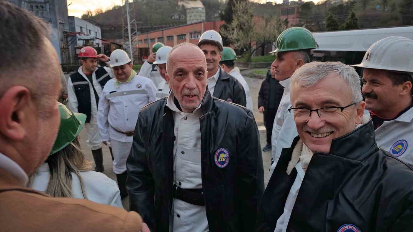 Türk-İş Genel Başkanı Ergün Atalay, TTK Armutçuk Müessese Müdürlüğü’ne bağlı