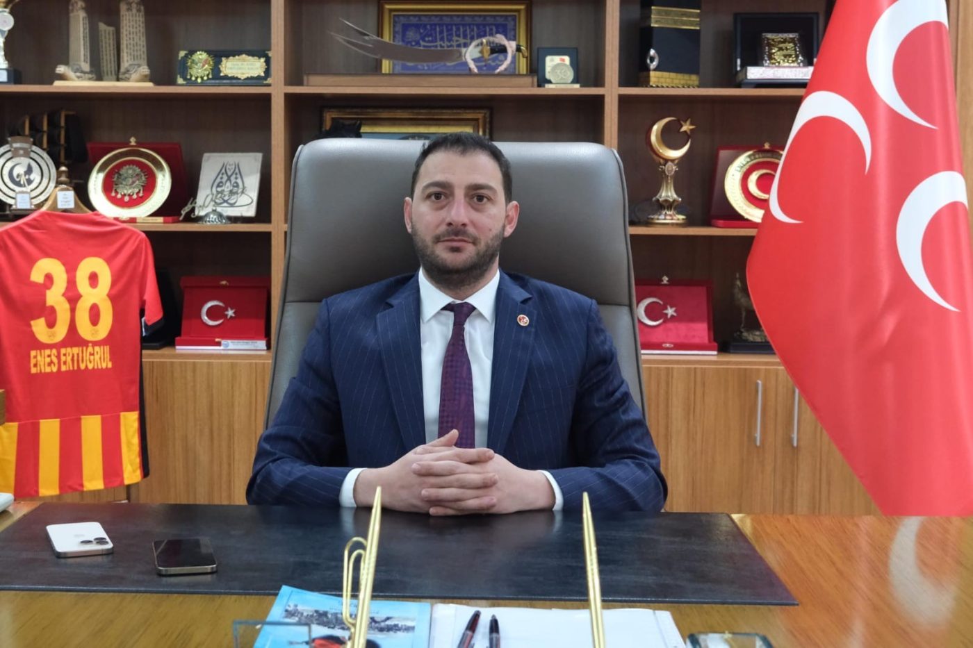 Milliyetçi Hareket Partisi (MHP) Kayseri İl Başkanı Enes Ertuğrul Kalın,