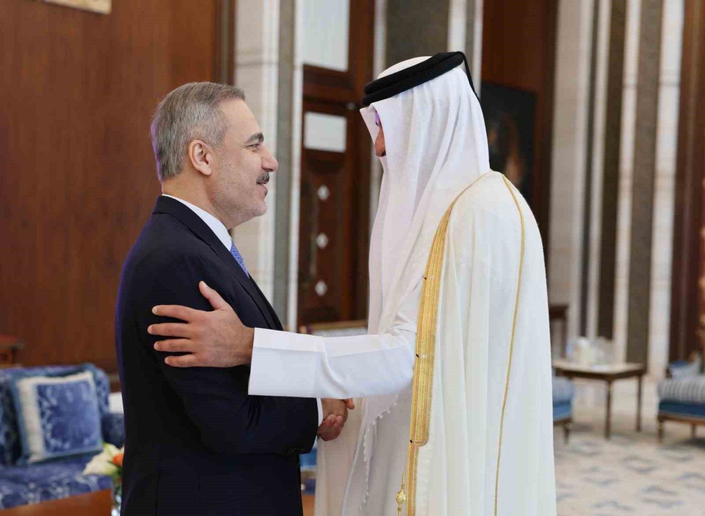 Dışişleri Bakanı Hakan Fidan, resmi ziyaret için geldiği Doha’da Katar
