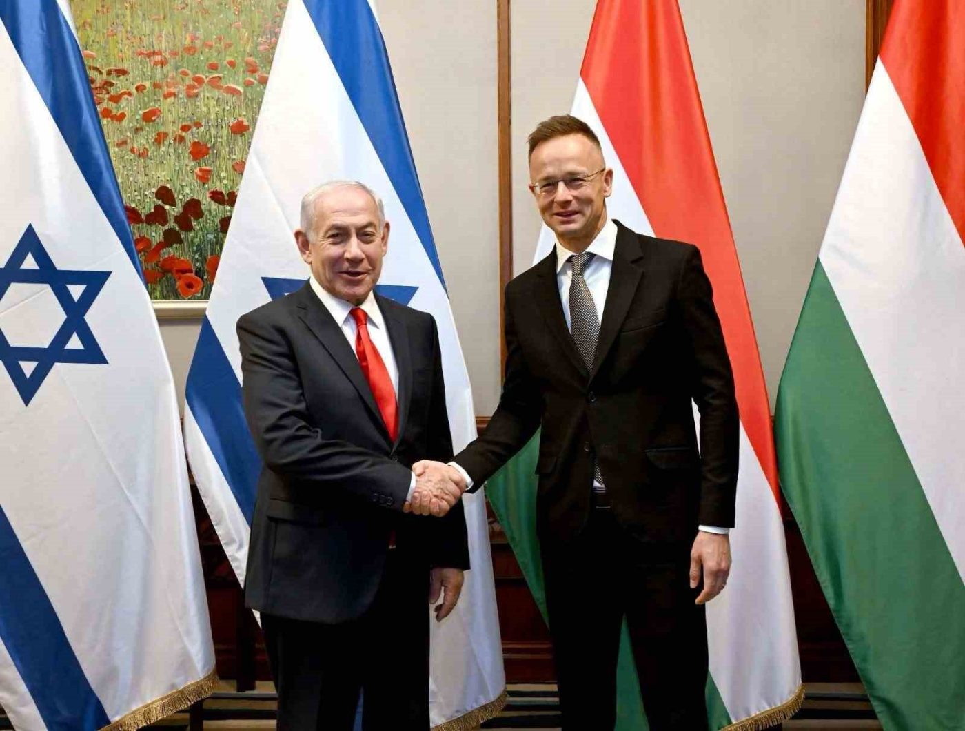 İsrail Başbakanı Binyamin Netanyahu, Macaristan Dışişleri ve Dış Ticaret Bakanı