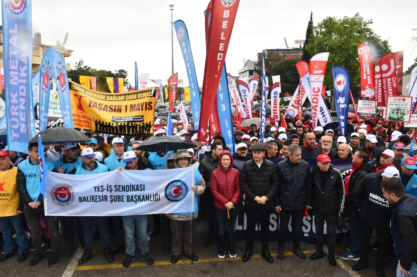Balıkesir’de 1 Mayıs Emek ve Dayanışma Günü, Kuva-yi Milliye Meydanı’nda